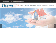 Tablet Screenshot of cherukurirealestates.com